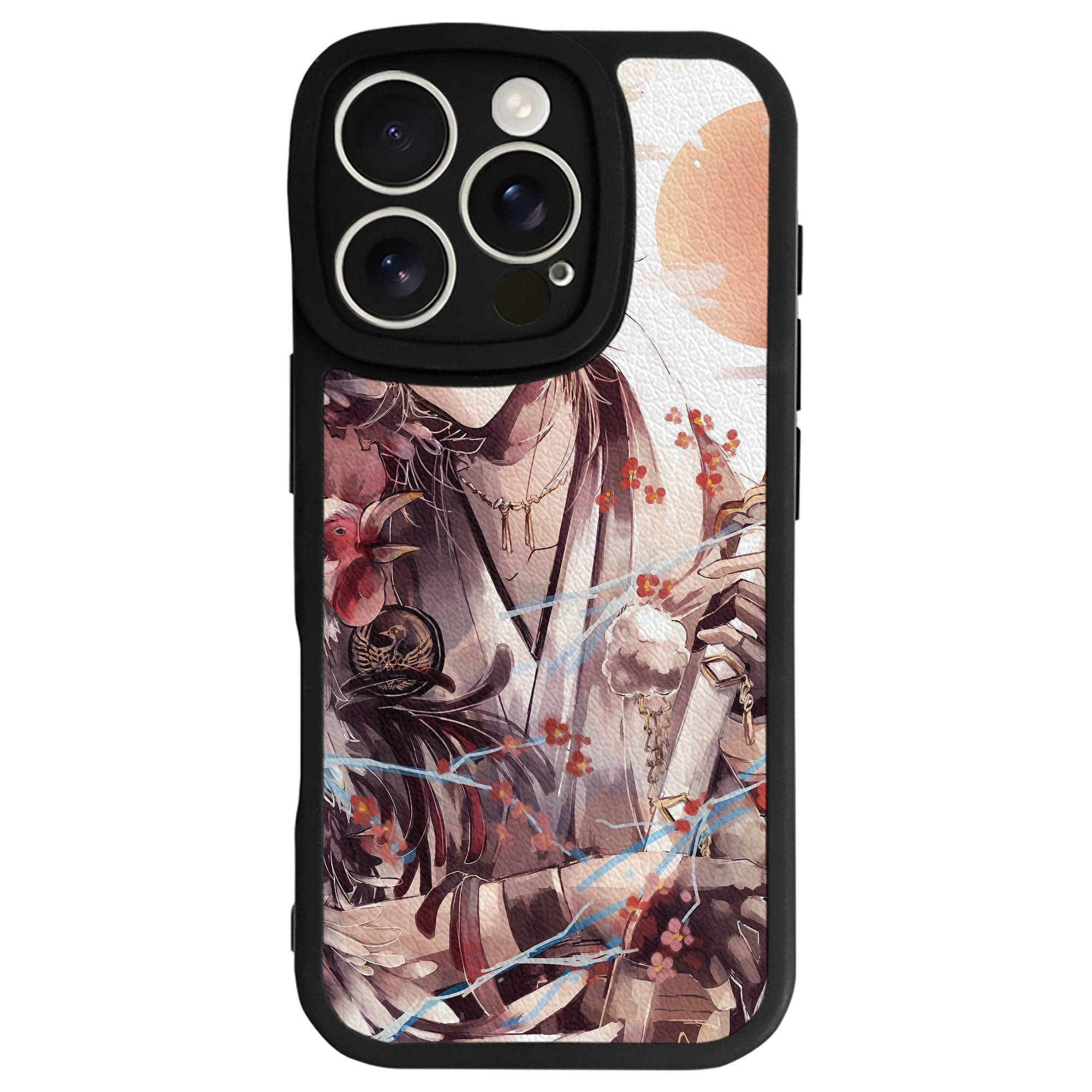 （画像用） 刀剣乱舞 Touken Ranbu 【iPhone 16シリーズ対応】シリコンスマホケース（レザー調） 材質：シリコン